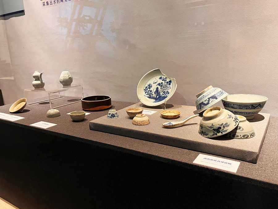 <b>漳州圣杯屿水下考古成果首次展出  再现700年前我国海洋贸易繁荣兴旺</b>